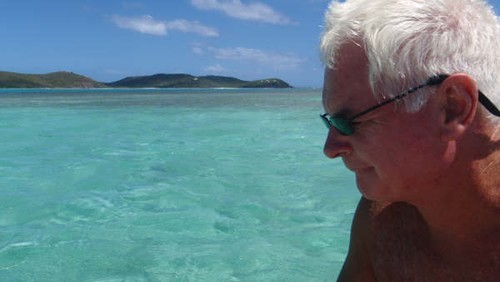 Beautiful water but nervous about the depth.JPG © Ian & Andrea Treleaven